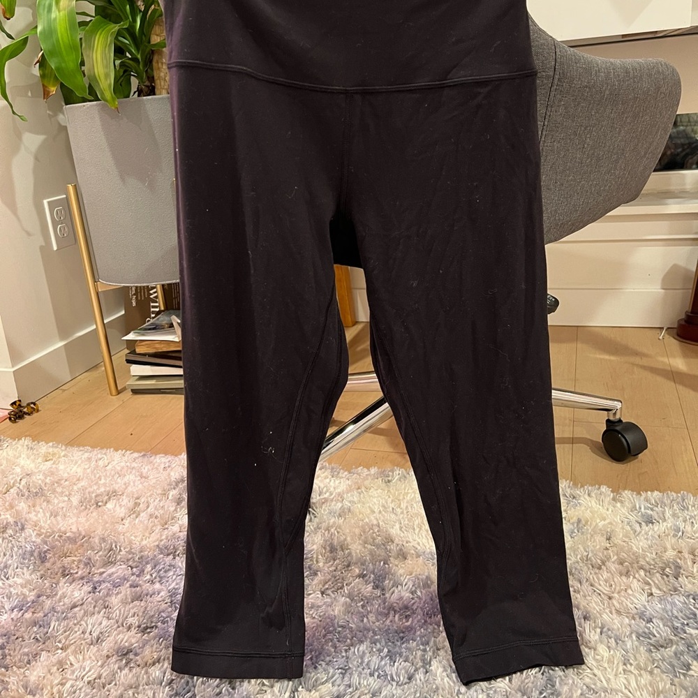 COPY - Lululemon black Align high rise crop 21”